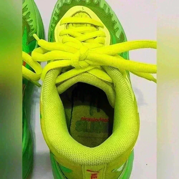Puma Mens LaMelo Ball Nickelodeon Lace-Up Slime Lime Green Sneakers, sz 6 - Picture 11 of 16